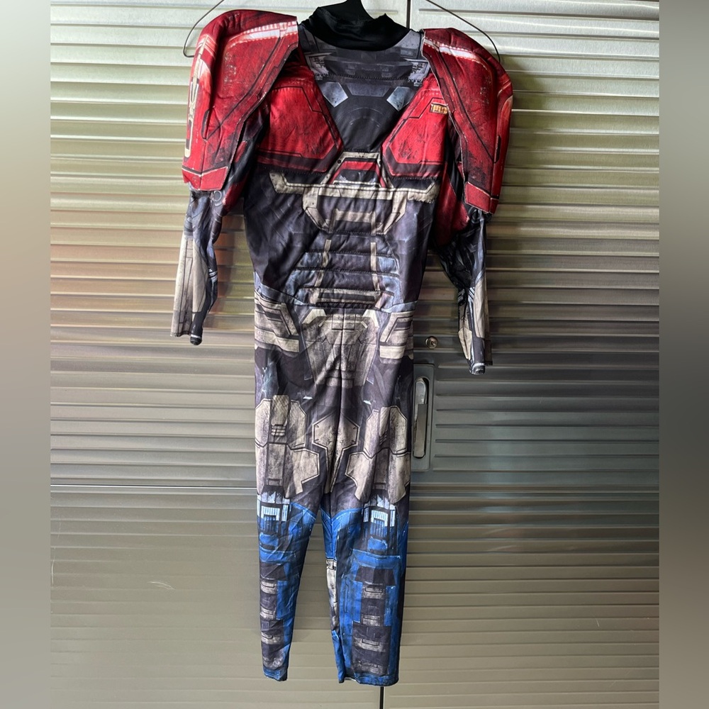 Transformers Optimus Prime Superhero kids Costume - Red, Black, and Blue